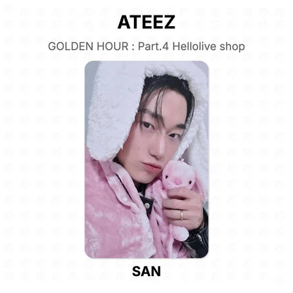 ATEEZ GOLDEN HOUR : Part.4 Hellolive shop Official Photocard