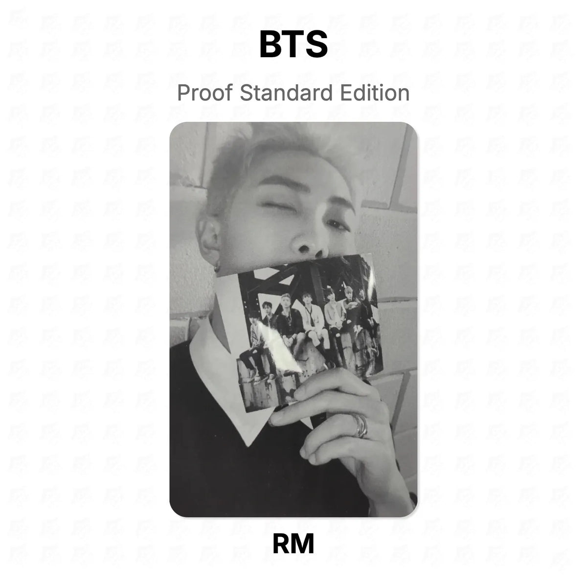 BTS Proof Standard Edition virallinen Photocard