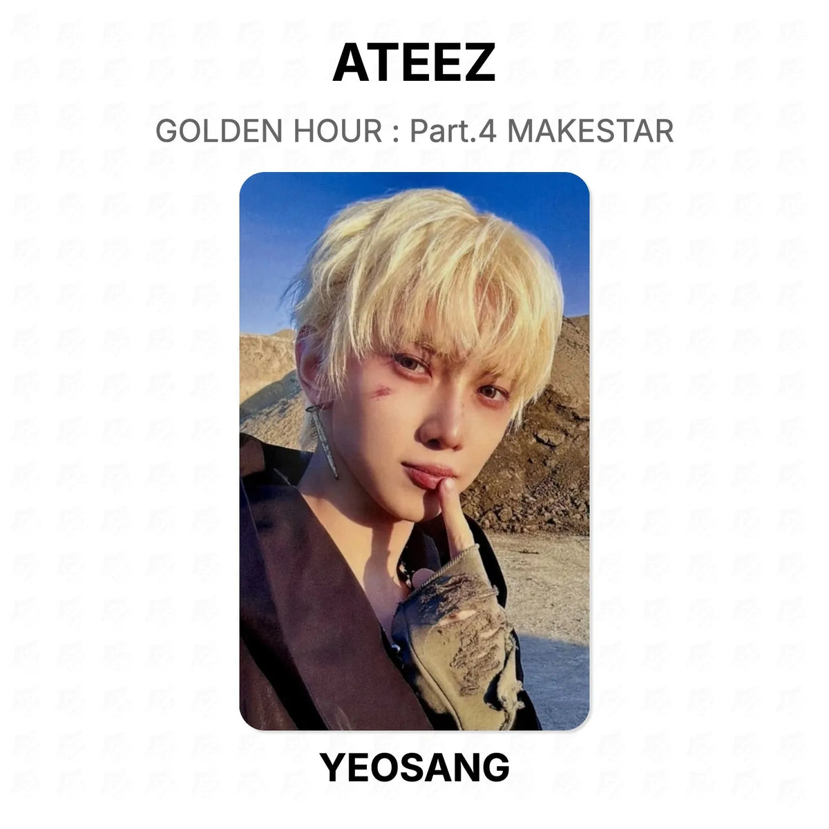 ATEEZ GOLDEN HOUR : Part.4 MAKESTAR Official Photocard