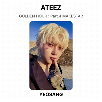 ATEEZ GOLDEN HOUR : Part.4 MAKESTAR Official Photocard