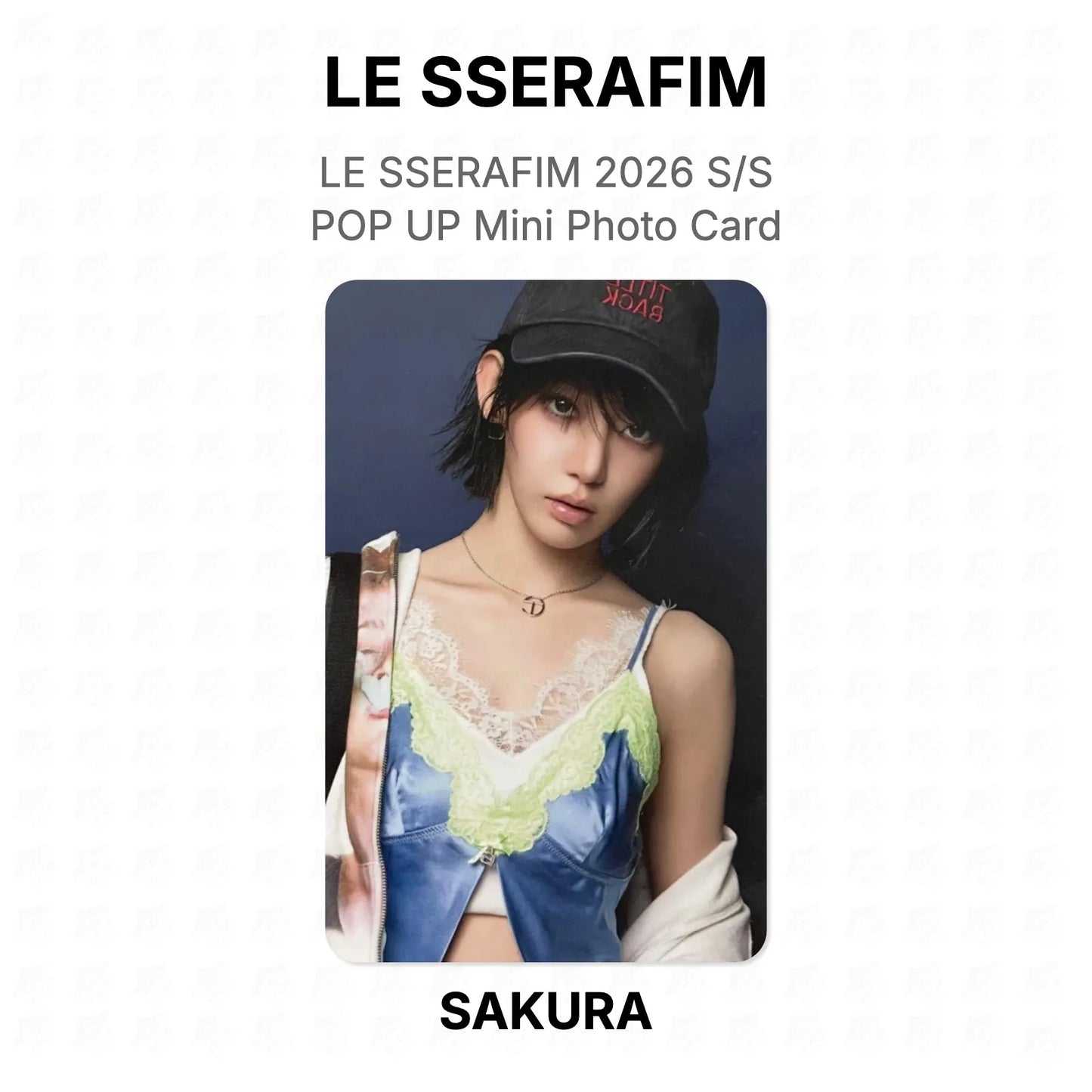 LE SSERAFIM 2026 S/S POP UP Mini Photo Card Official Photocard