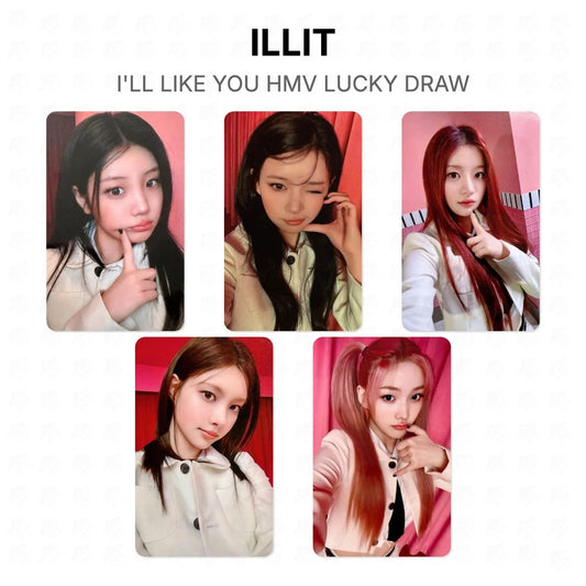 ILLIT I'LL LIKE YOU HMV LUCKY DRAW Official Photocard