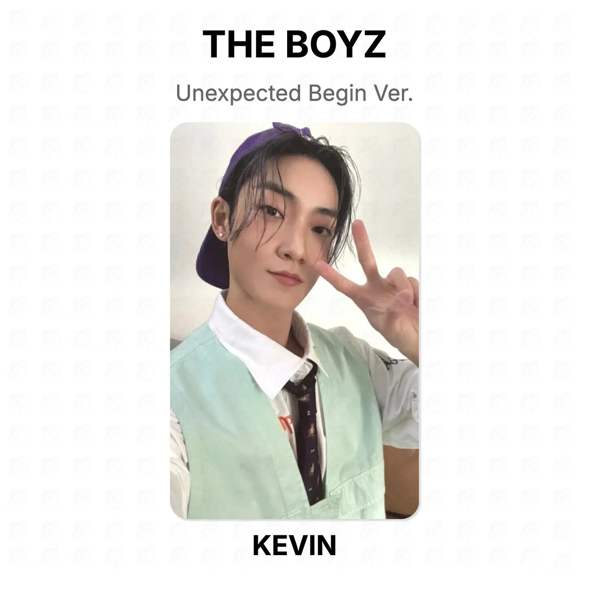 THE BOYZ Unexpected Begin Ver. Official Photocard