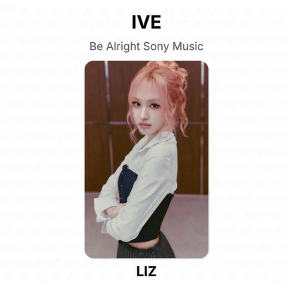 IVE Be Alright Sony Music Official Photocard