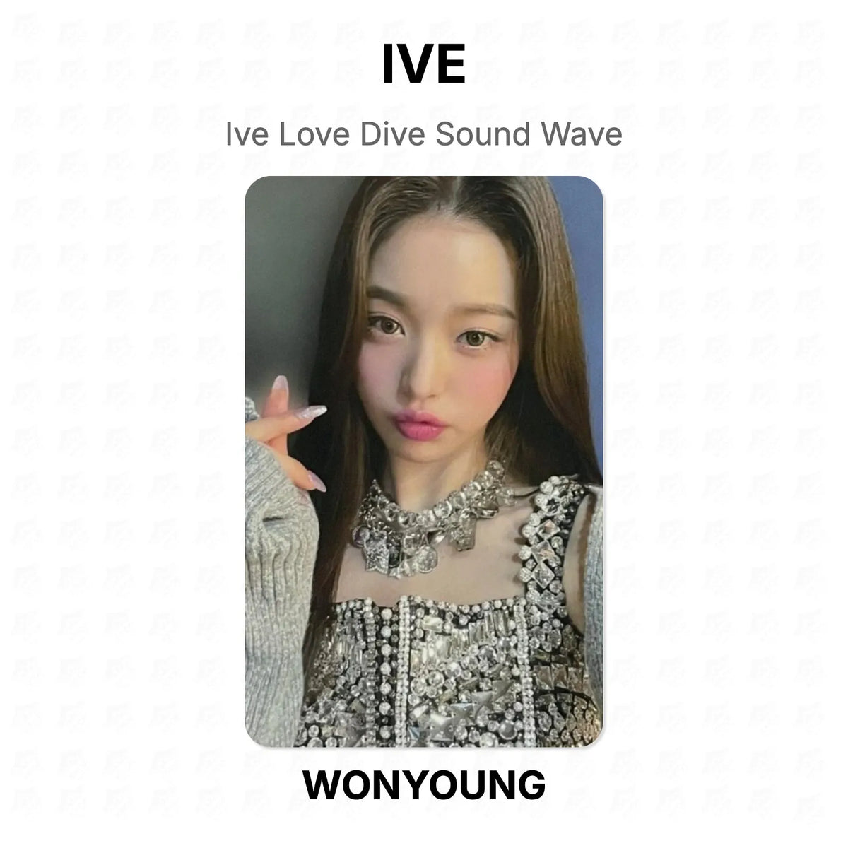 IVE Love Dive Sound Wave Official Photocard