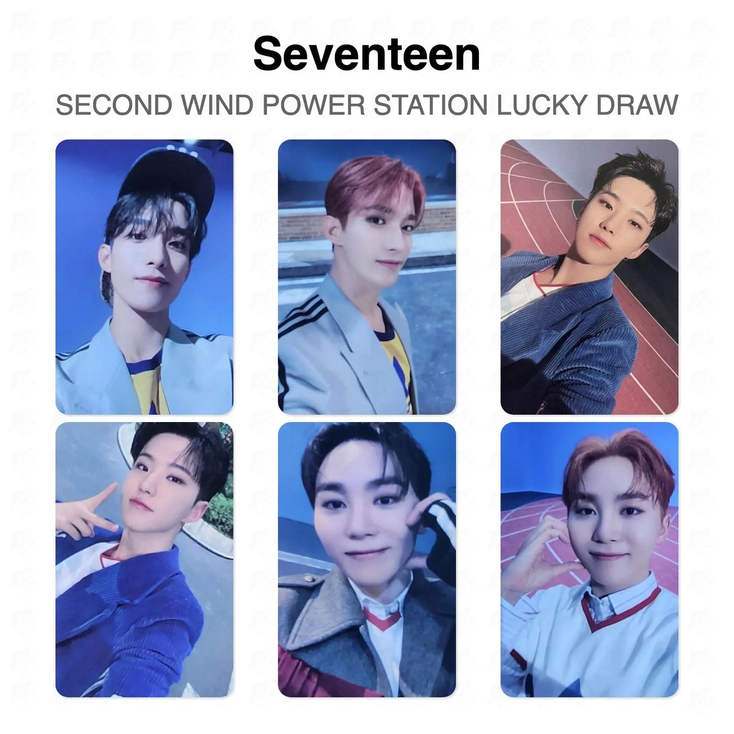Seventeen SECOND WIND POWER STATION LUCKY DRAW Official Photocard