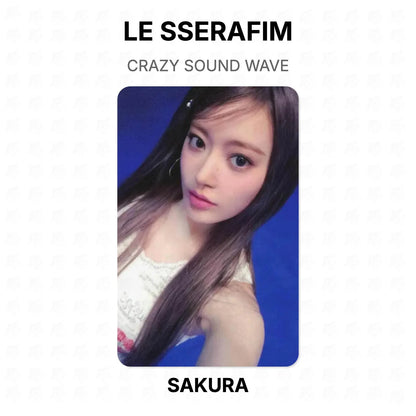 LE SSERAFIM CRAZY SOUND WAVE Official Photocard