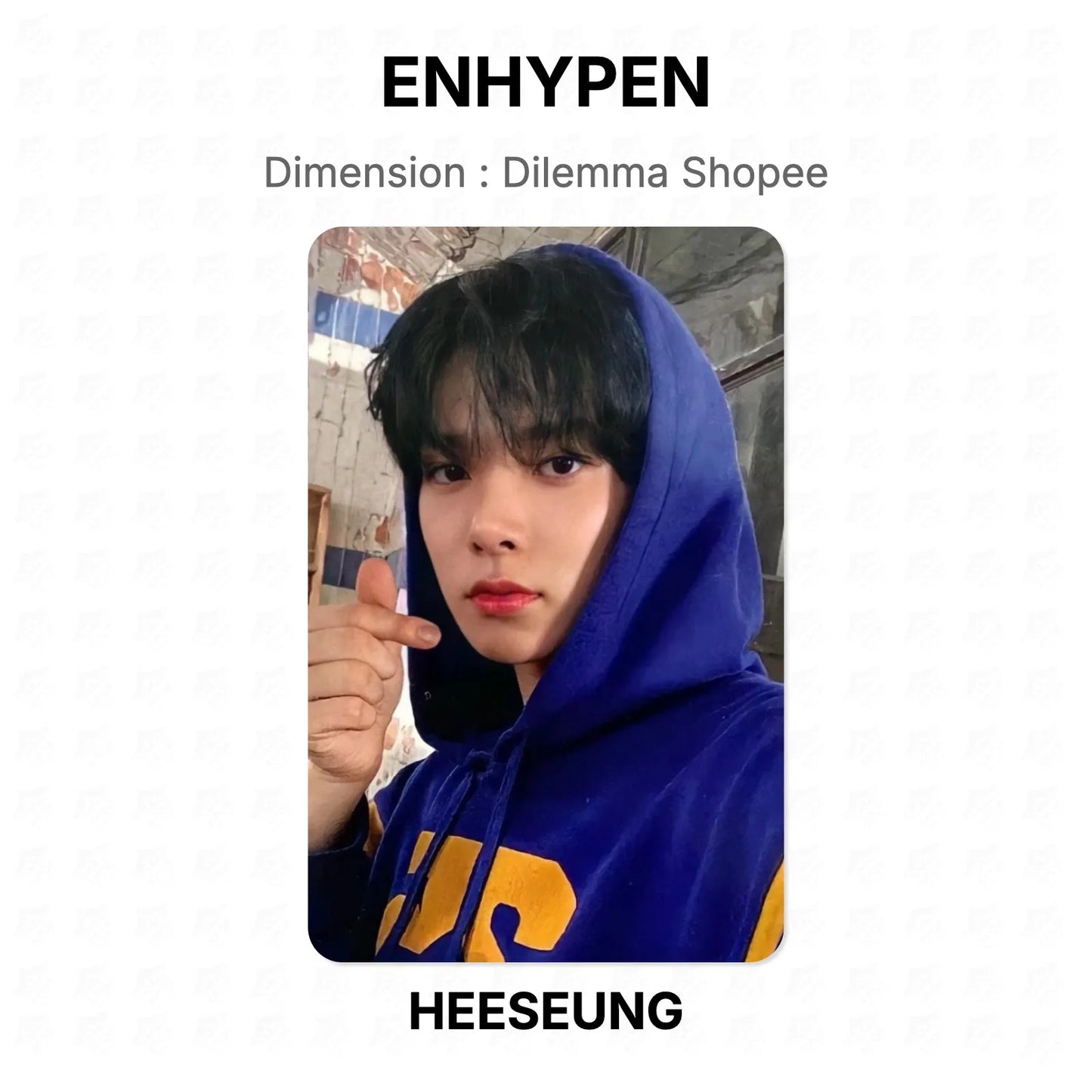 ENHYPEN Dimension : Dilemma Shopee Official Photocard