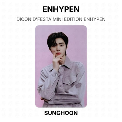 ENHYPEN DICON D'FESTA MINI EDITION:ENHYPEN Official Photocard