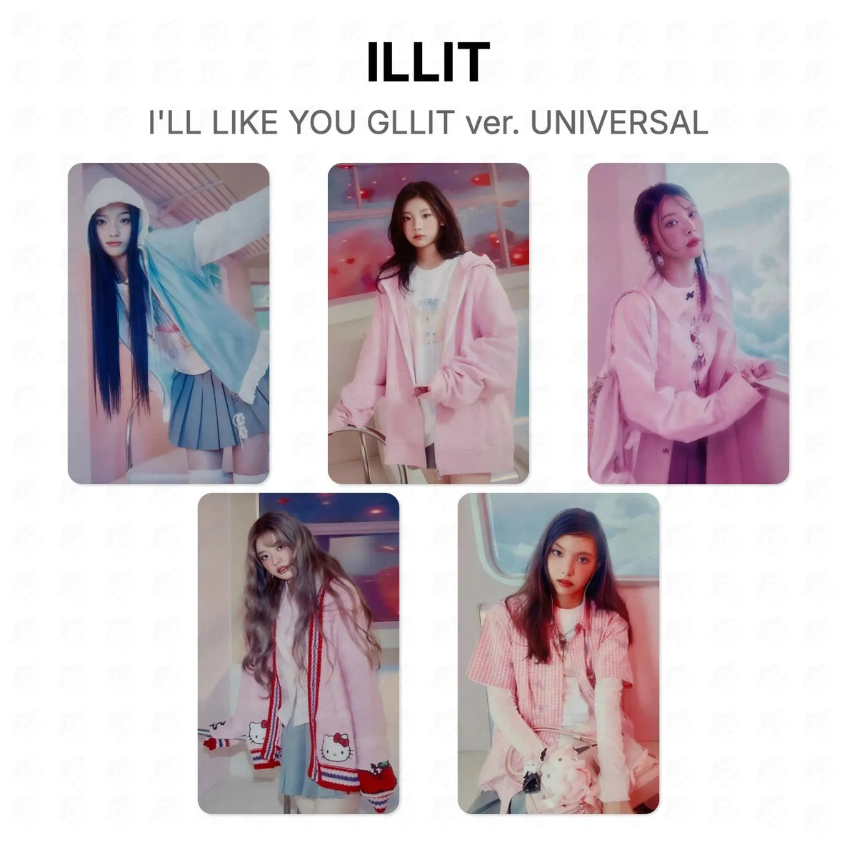 ILLIT I'LL LIKE YOU GLLIT ver. UNIVERSAL Official Photocard