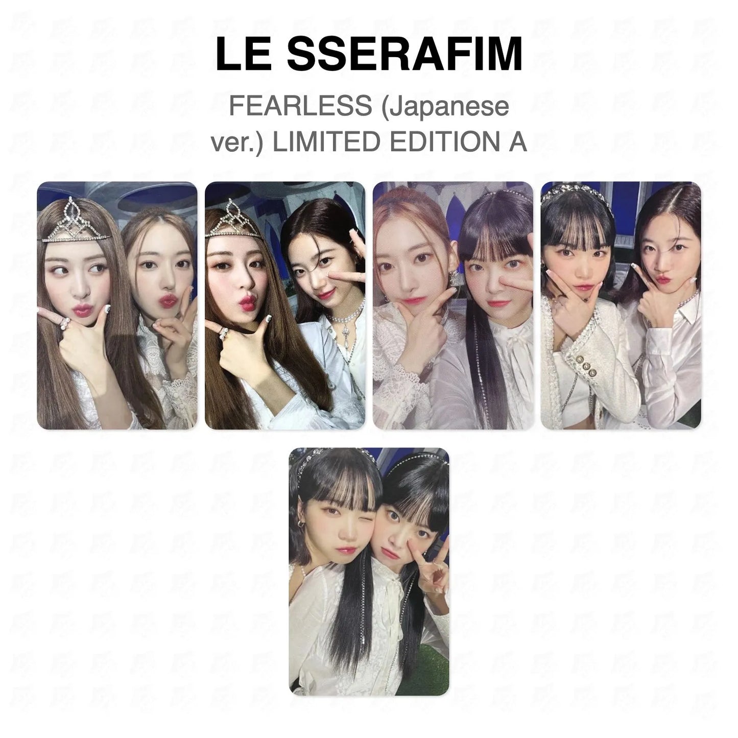 LE SSERAFIM FEARLESS (Japanese ver.) LIMITED EDITION A Official Photocard