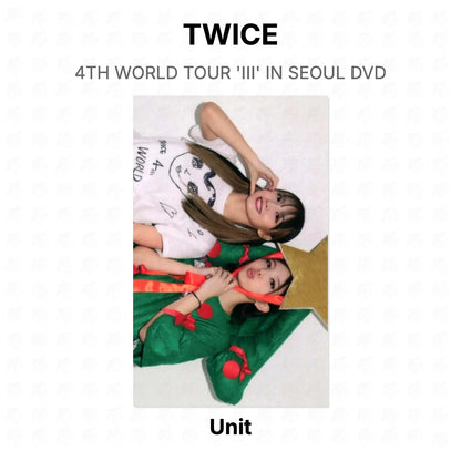 TWICE 4TH WORLD TOUR 'Ⅲ' IN SEOUL DVD Official Photocard