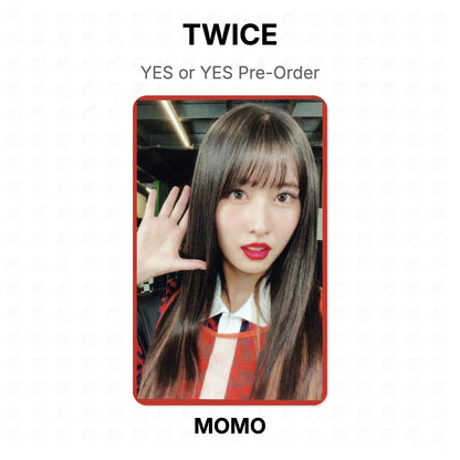 TWICE YES or YES Pre-Order Official Photocard