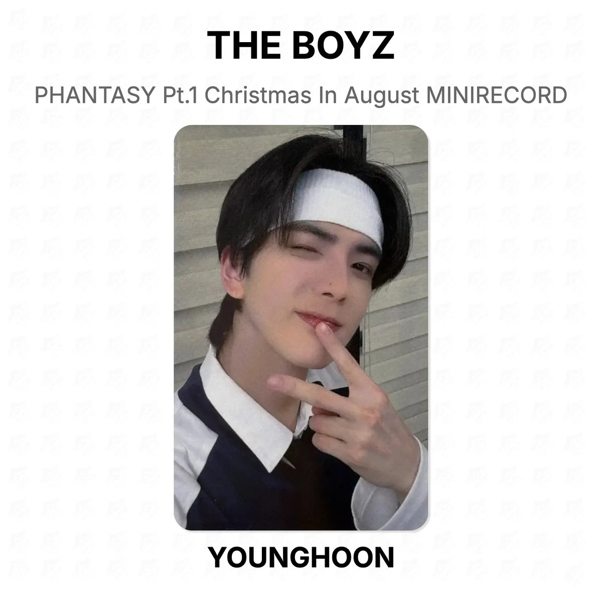THE BOYZ PHANTASY Pt.1 Christmas In August MINIRECORD Official Photocard