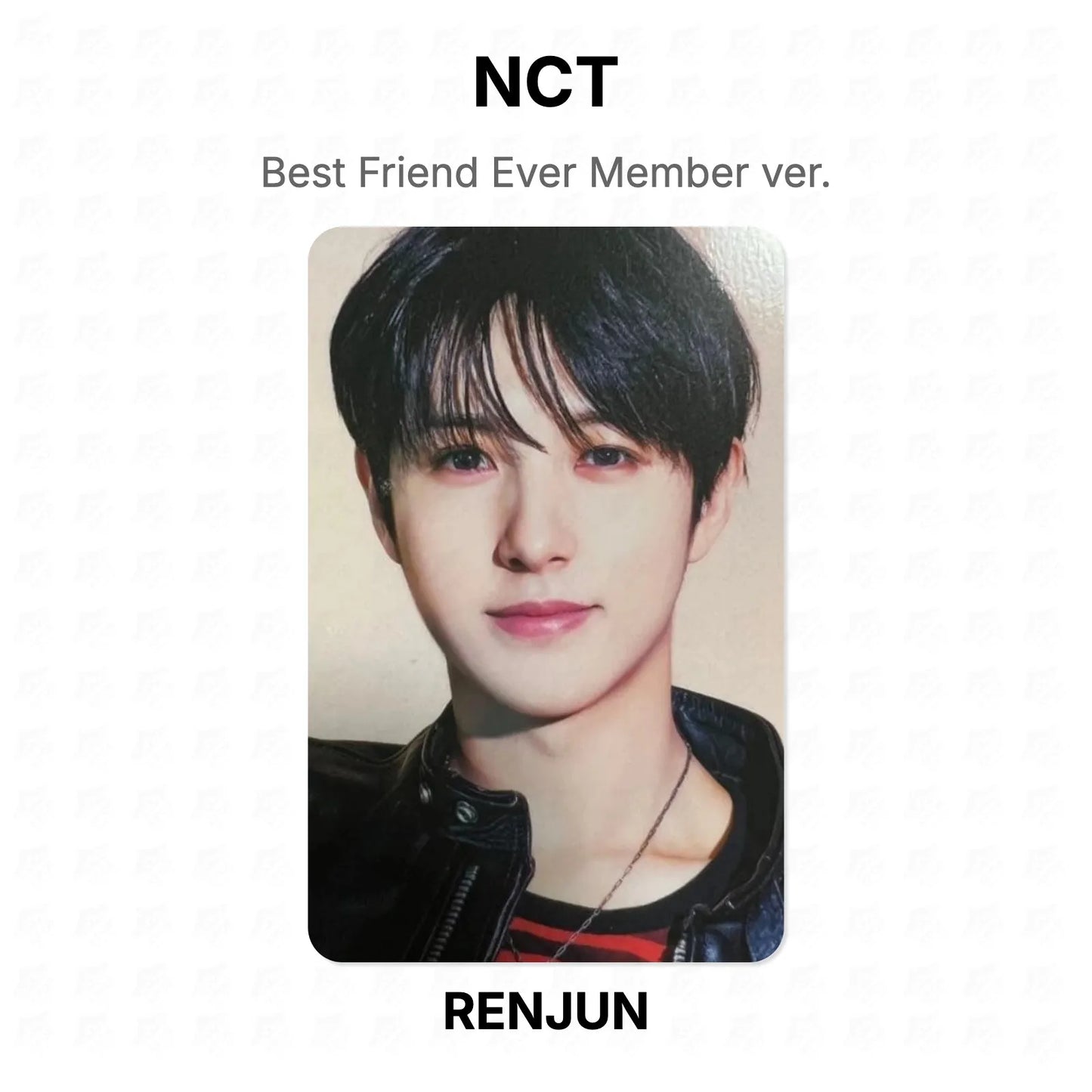 NCT Best Friend Ever Member ver. Official Photocard