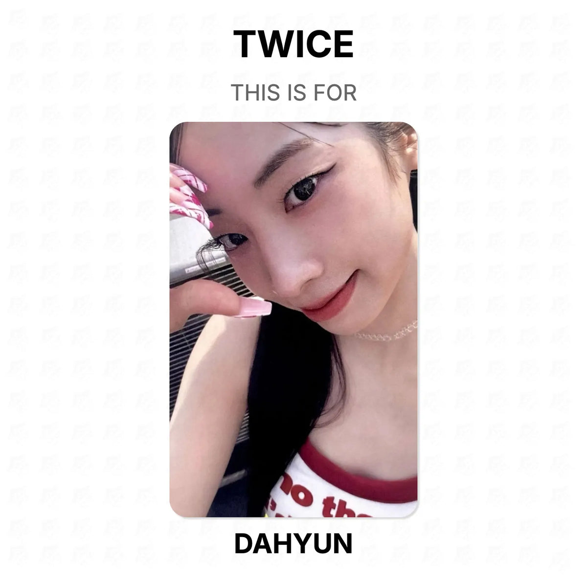 TWICE THIS IS FOR Official Photocard