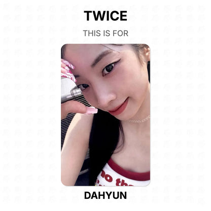 TWICE THIS IS FOR Official Photocard