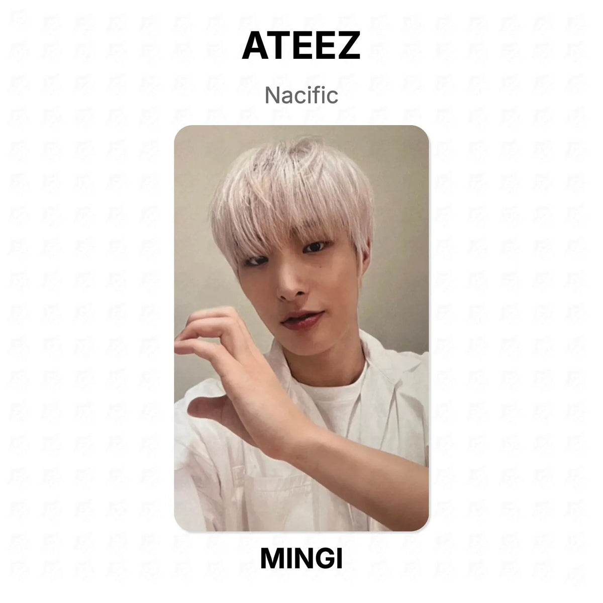 ATEEZ Nacific Official Photocard