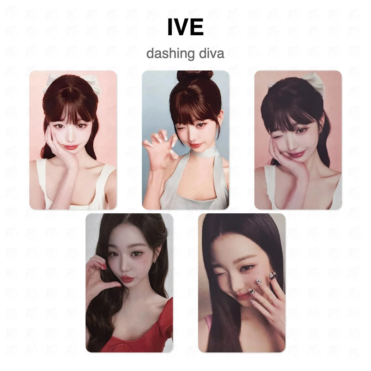 IVE dashing diva Official Photocard