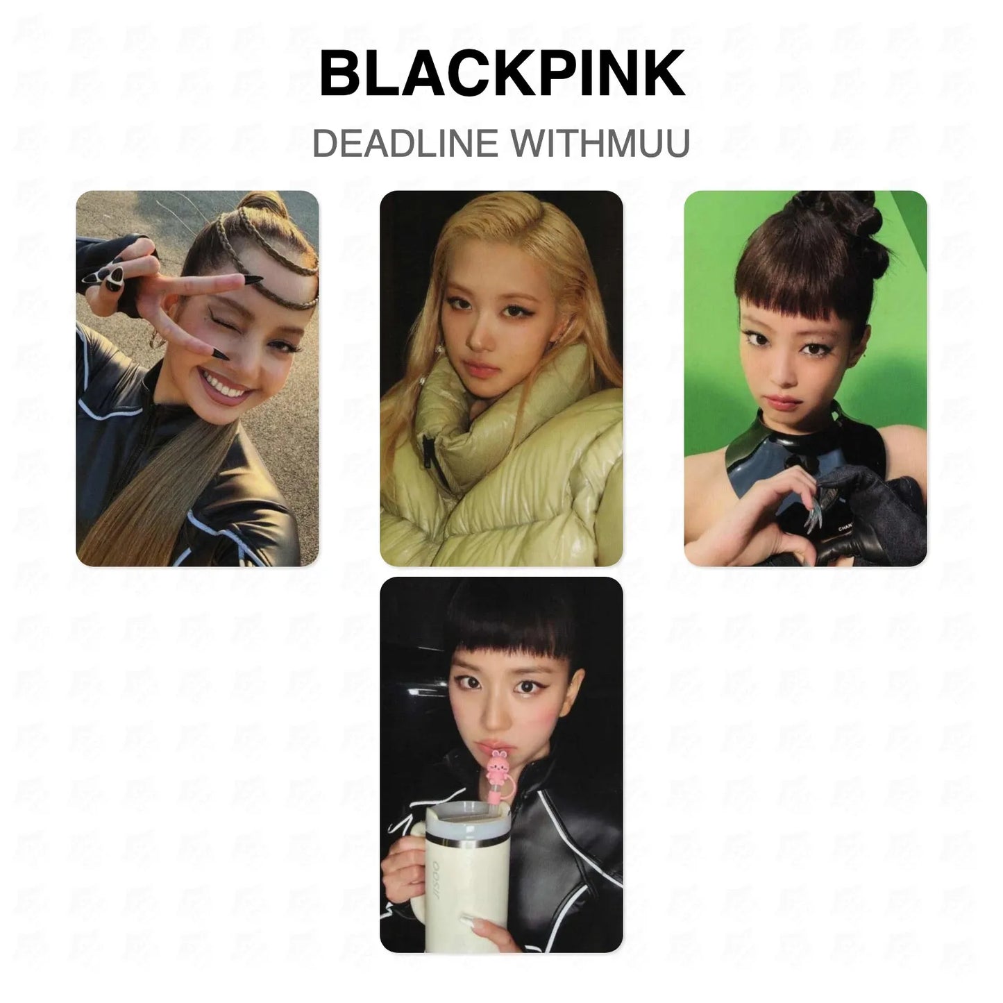 BLACKPINK DEADLINE WITHMUU Official Photocard