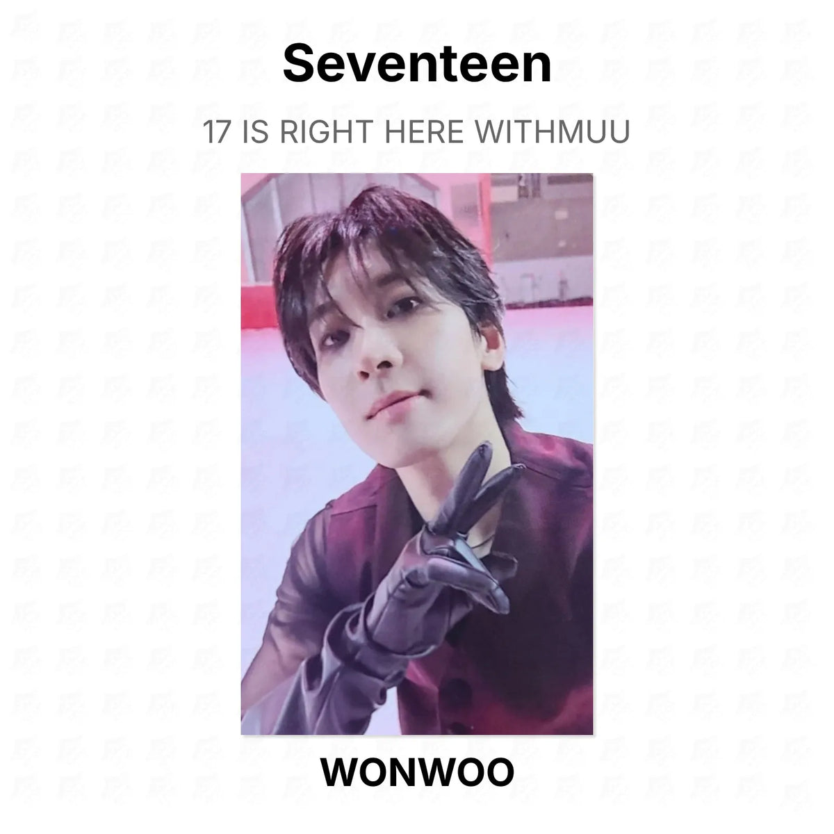 Seventeen 17 IS RIGHT HERE WITHMUU Official Photocard