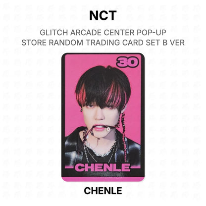 NCT GLITCH ARCADE CENTER POP-UP STORE RANDOM TRADING CARD SET B VER Official Photocard