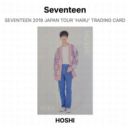 Seventeen 2019 JAPAN TOUR 'HARU' TRADING CARD Official Photocard