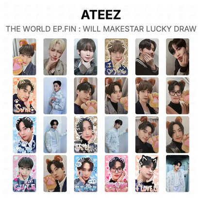 ATEEZ THE WORLD EP.FIN : WILL MAKESTAR LUCKY DRAW Official Photocard