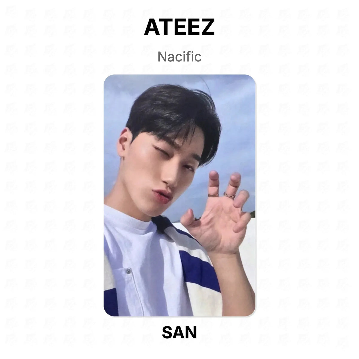 ATEEZ Nacific Official Photocard