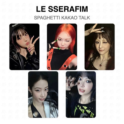 LE SSERAFIM SPAGHETTI KAKAO TALK Official Photocard