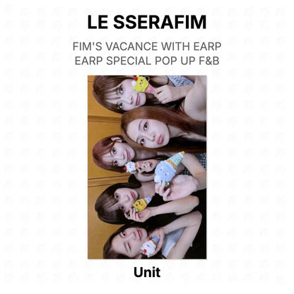LE SSERAFIM FIM'S VACANCE WITH EARP EARP SPECIAL POP UP F&B Official Photocard
