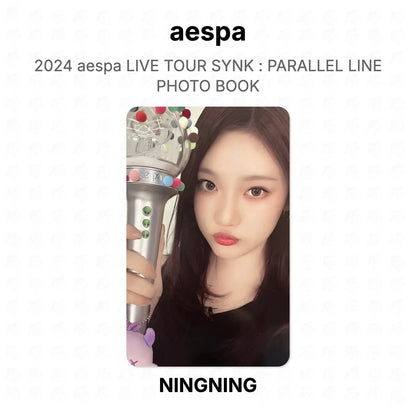 aespa 2024 aespa LIVE TOUR SYNK : PARALLEL LINE PHOTO BOOK Official Photocard
