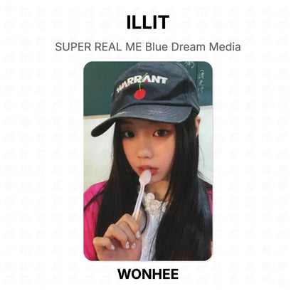 ILLIT SUPER REAL ME Blue Dream Media Official Photocard