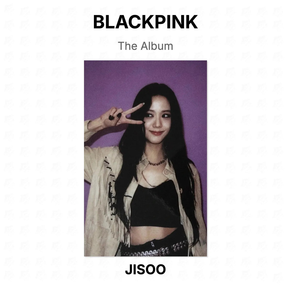 BLACKPINK The Album Official Photocard