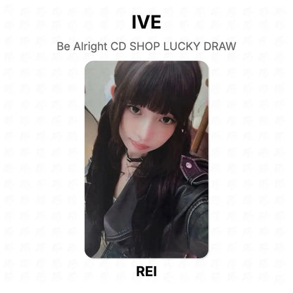 IVE Be Alright CD SHOP LUCKY DRAW Official Photocard