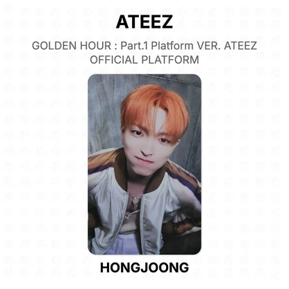 ATEEZ GOLDEN HOUR : Part.1 Platform VER. ATEEZ OFFICIAL PLATFORM Official Photocard