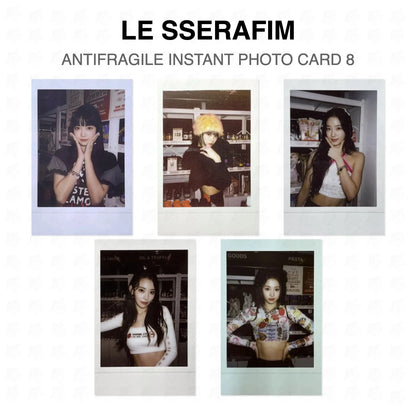 LE SSERAFIM ANTIFRAGILE INSTANT PHOTO CARD 8 Official Photocard