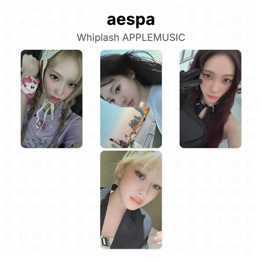 aespa Whiplash APPLEMUSIC Official Photocard