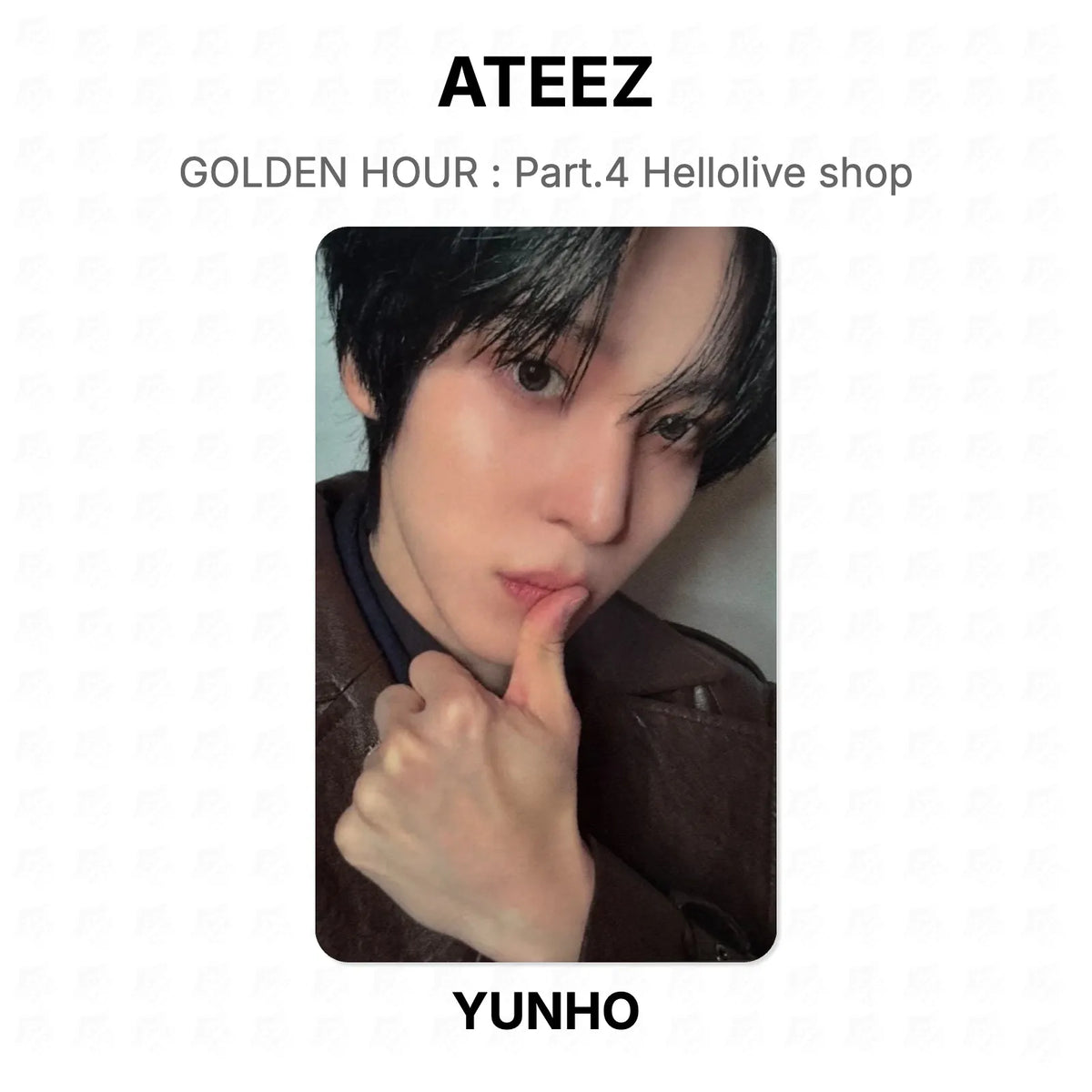 ATEEZ GOLDEN HOUR : Part.4 Hellolive shop Official Photocard