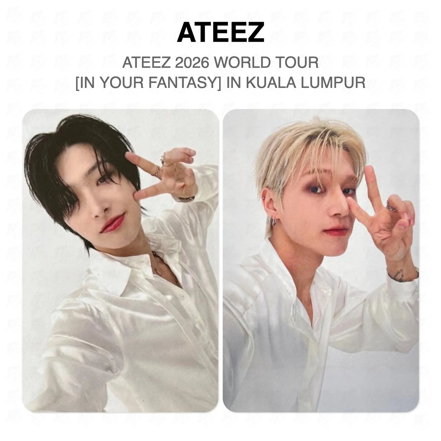 ATEEZ 2026 WORLD TOUR [IN YOUR FANTASY] IN KUALA LUMPUR Official Photocard