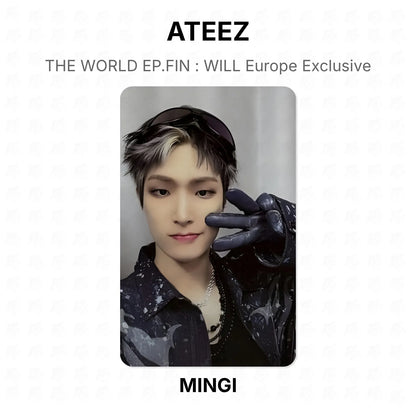 ATEEZ THE WORLD EP.FIN : WILL Europe Exclusive Official Photocard