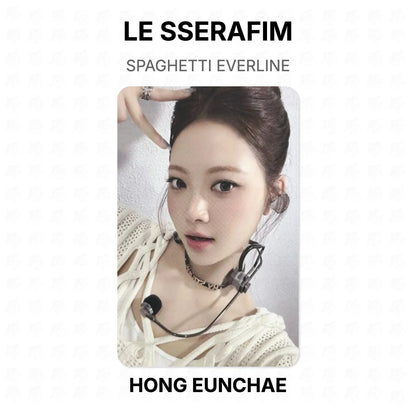 LE SSERAFIM SPAGHETTI EVERLINE Official Photocard
