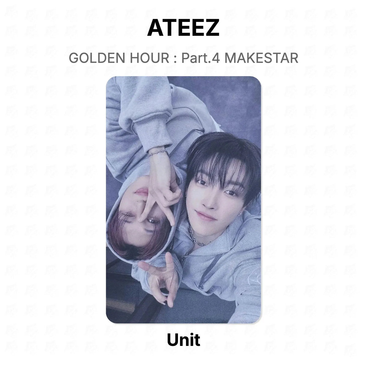 ATEEZ GOLDEN HOUR : Part.4 MAKESTAR Official Photocard
