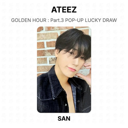 ATEEZ GOLDEN HOUR : Part.3 POP-UP LUCKY DRAW Official Photocard