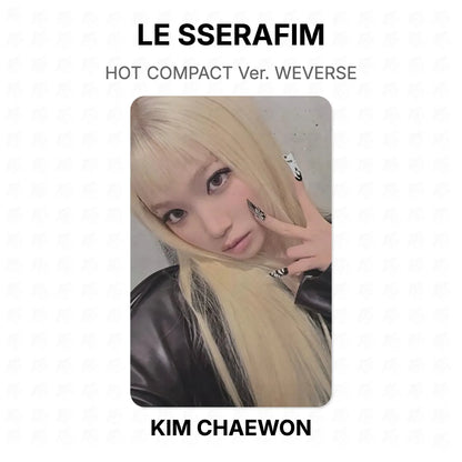 LE SSERAFIM HOT COMPACT Ver. WEVERSE Official Photocard