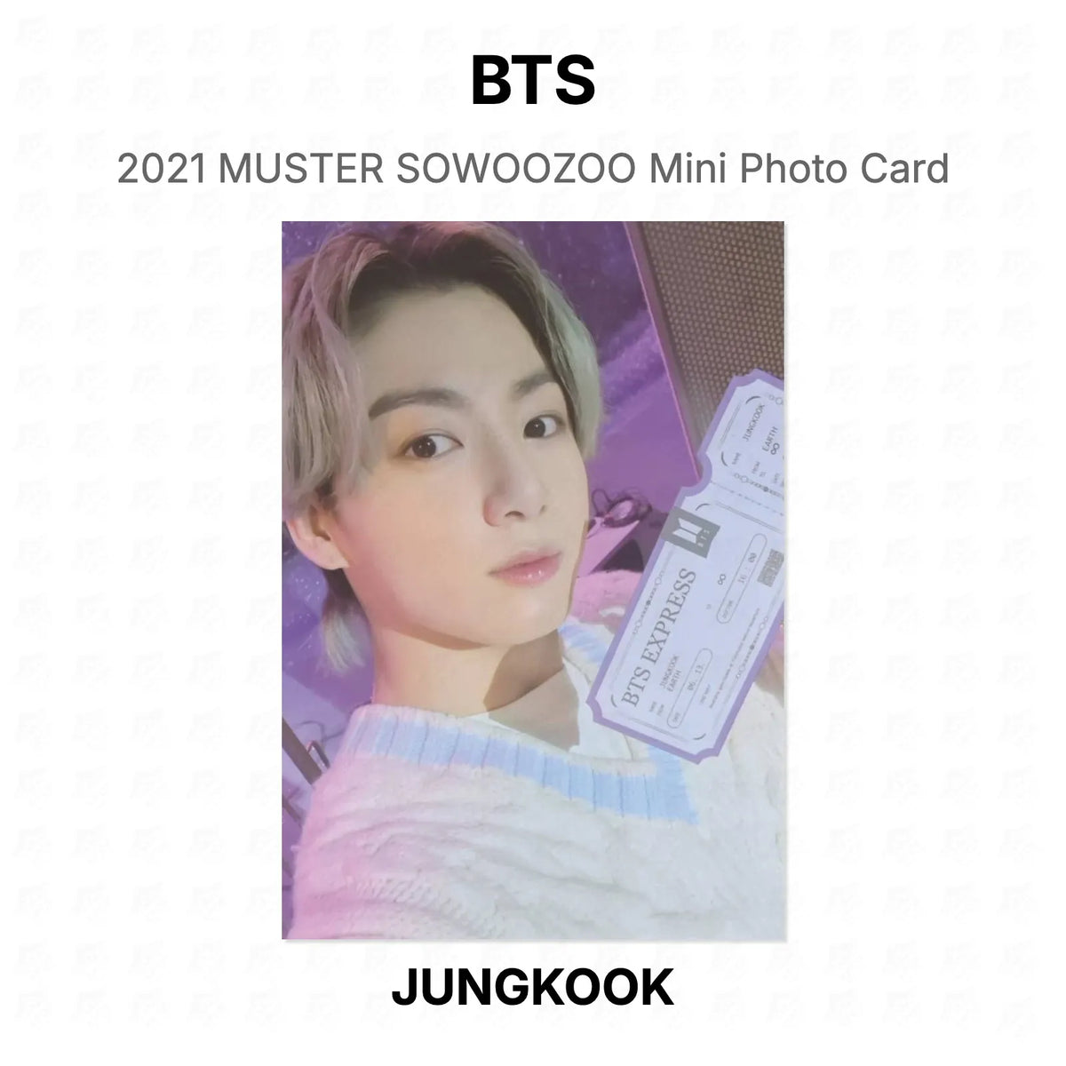 BTS 2021 MUSTER SOWOOZOO Mini Photo Card โฟโต้การ์ดของแท้