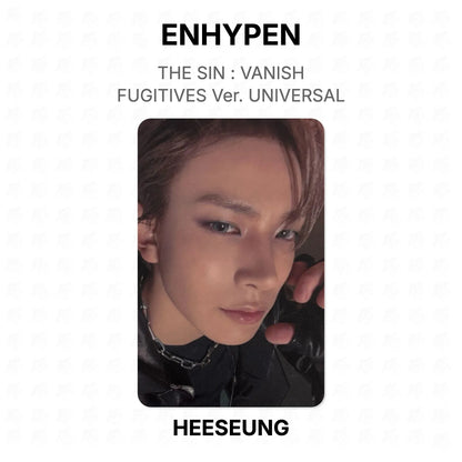 ENHYPEN THE SIN : VANISH FUGITIVES Ver. UNIVERSAL Official Photocard