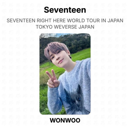 Seventeen RIGHT HERE WORLD TOUR IN JAPAN TOKYO WEVERSE JAPAN Official Photocard