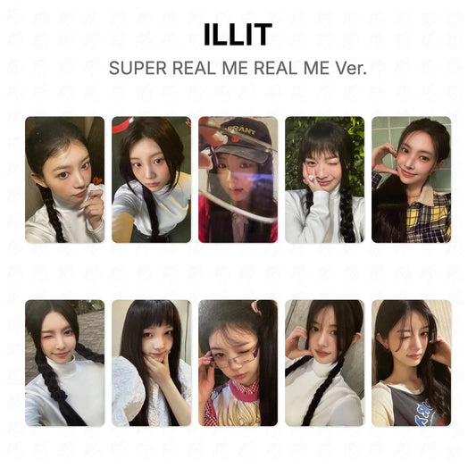 ILLIT SUPER REAL ME REAL ME Ver. Official Photocard