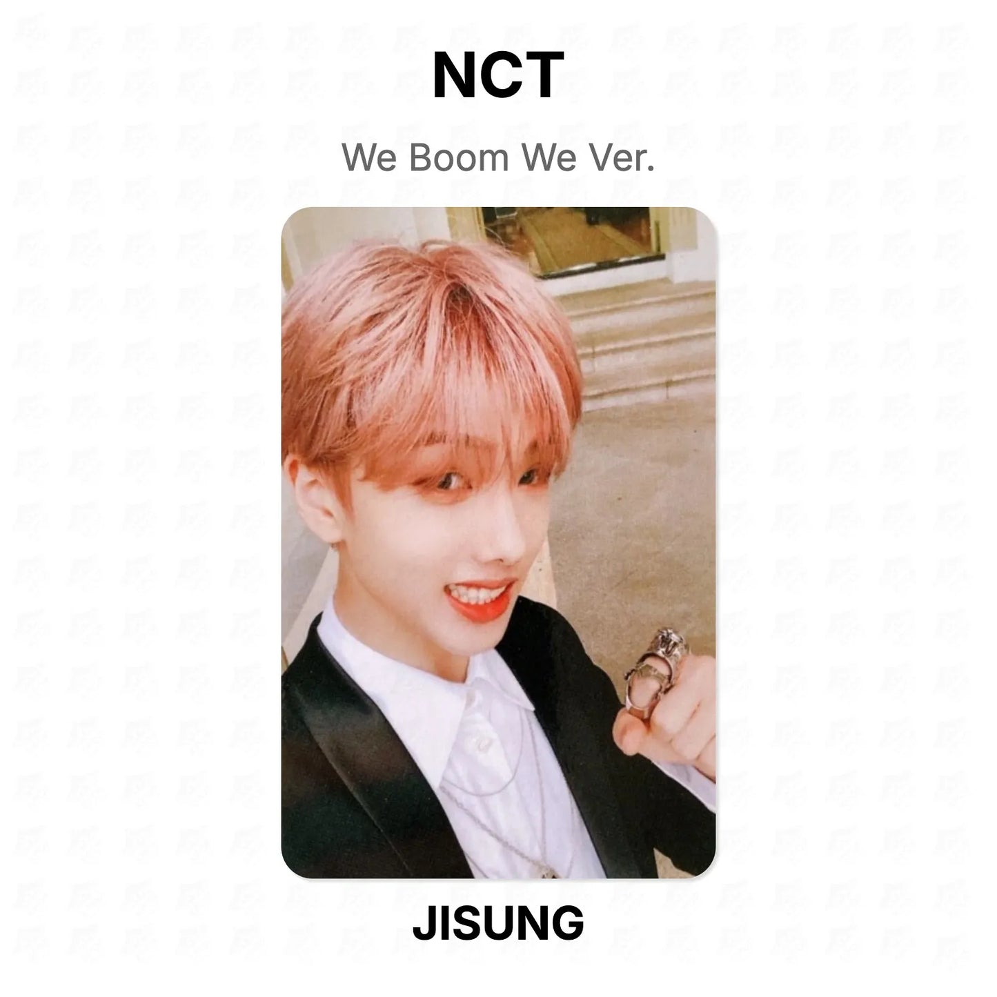 NCT We Boom We Ver. Official Photocard